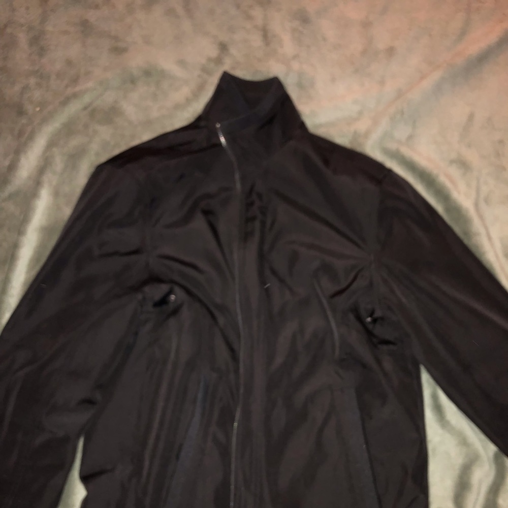 Calvin Klein fall season black windbreaker jacket